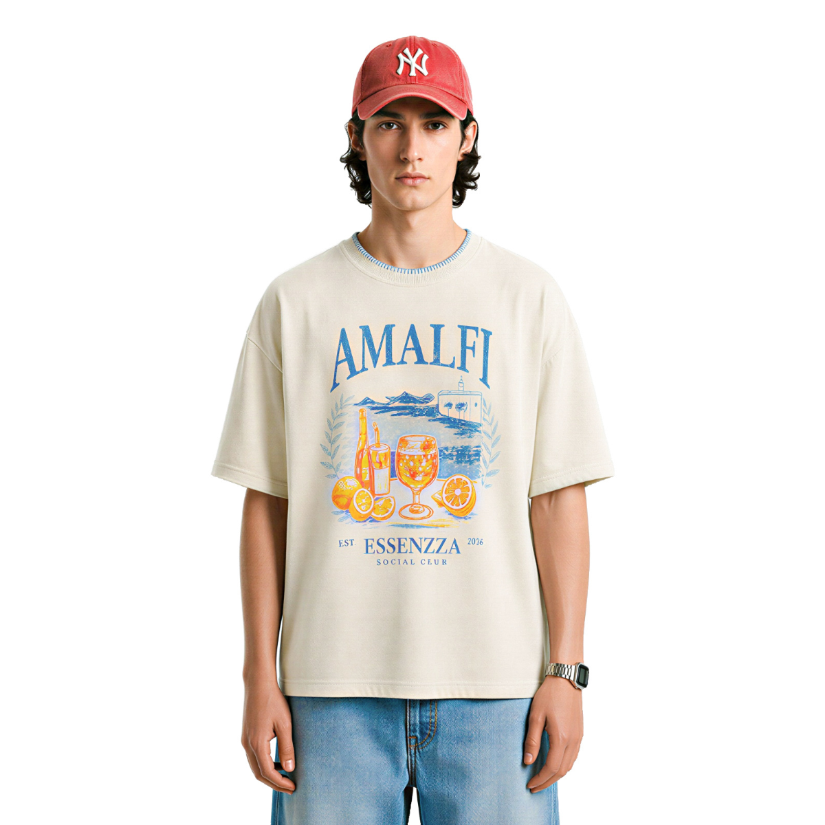 ESSENZZA Amalfi Social Club T-Shirt