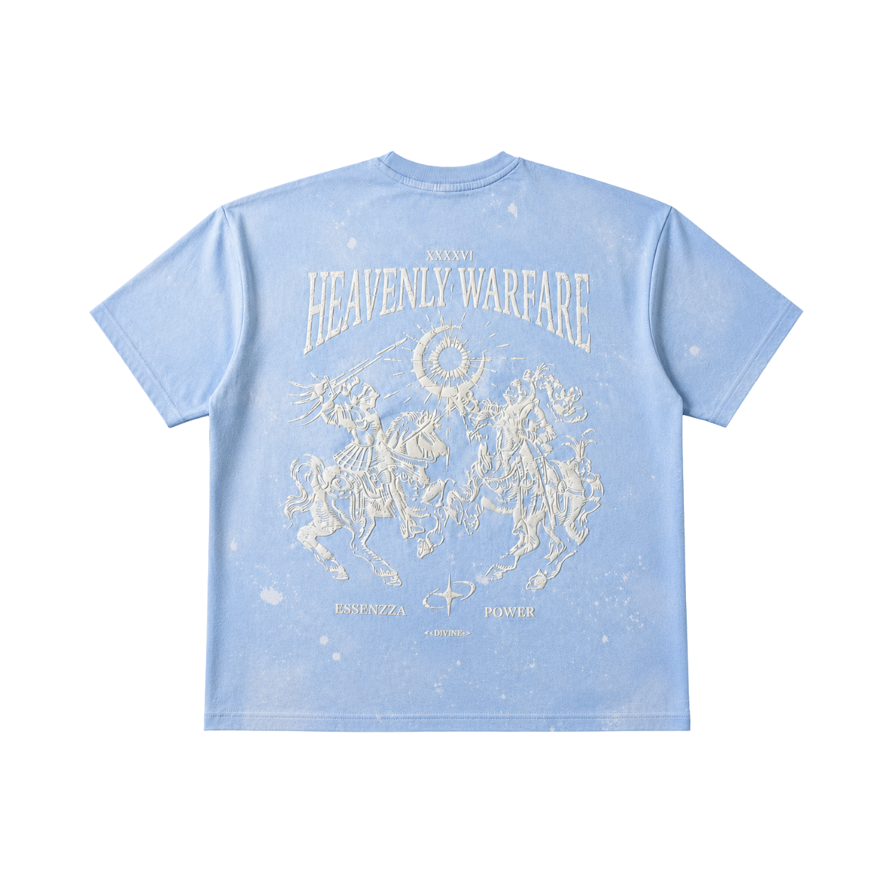 -ESSENZZA Heavenly Warfare Tee — Premium Quality — ESSENZZA Luxury Streetwear