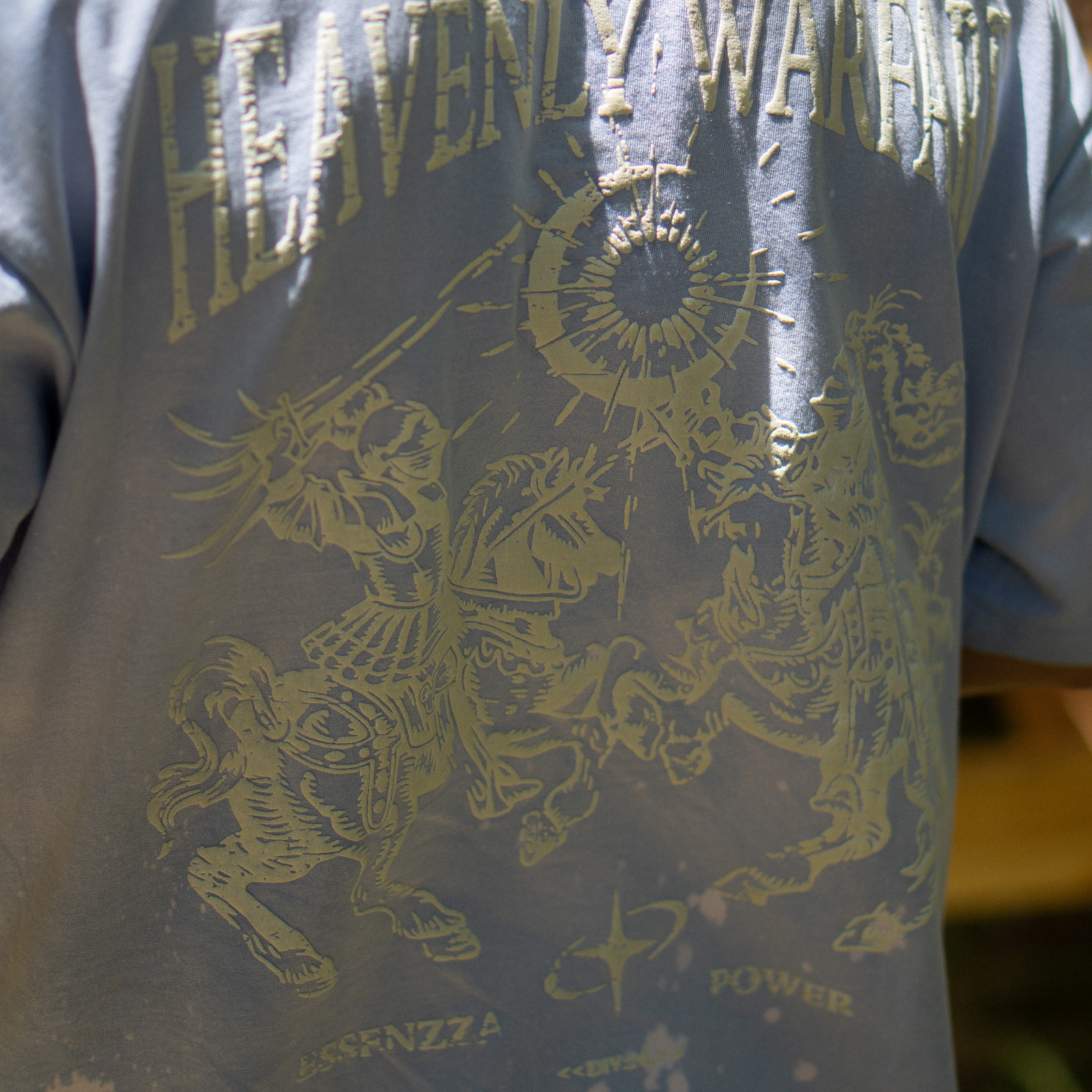 -ESSENZZA Heavenly Warfare Tee — Exclusive Drop — ESSENZZA Luxury Streetwear